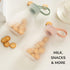 2-Pack 8 oz Platinum Silicone Milk Storage Bags for Breast Milk | Leak-Proof Self-Standing |Reusable Food Pouches|