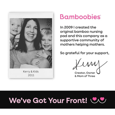 Bamboobies Nursing Pads, Ultra-Soft Velour, Reusable, Washable, 6 Ultra-Thin & 2 Overnight Pads