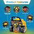 Playset 3-7 MOBIUS Toys Motor Engine - Large Truck Mechanic Build & Repair Toy with Lights, Sounds & Tools