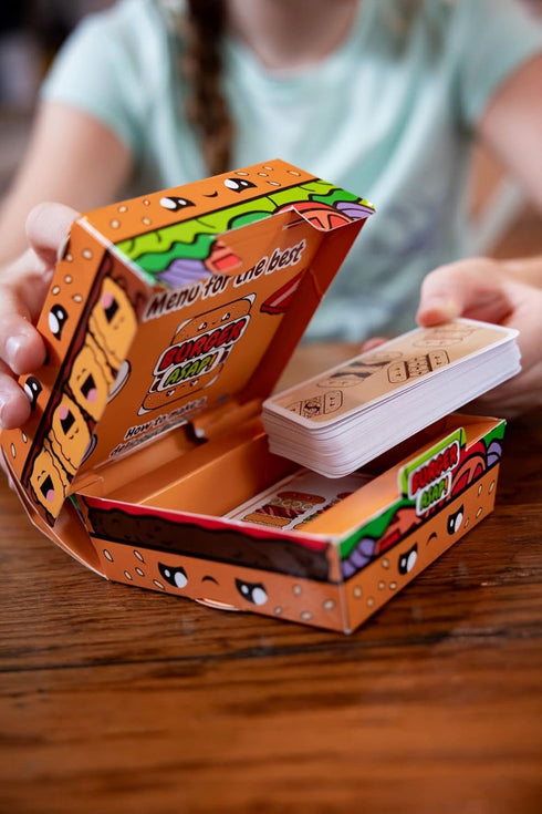 Blue Orange Games Burger ASAP! - Family Speed Matching Card Game for 2 to 5 Players, Ages 7 & Up