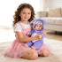 17 Inch 3+ Aori Real Baby Dolls - Realistic Baby Doll with Soft Body & Purple Bunny Outfits for Girls Pretend Play