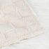 HOMRITAR 3D Gingham Fleece Baby Blanket for Girls Boys, Cozy Decor for Home Bed, 30 x 40 Inches Cream
