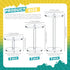 6 Pieces Flying Miniatures Acrylic Display Stand: Round Clear Flight Acrylic Stands for Tabletop RPG