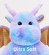 Animal,6 Mommy 3 Tezituor Purple Stuffed Dinosaur for Girls,Cute Dragon Stuffed Pcs Dino Plush Toy with Baby