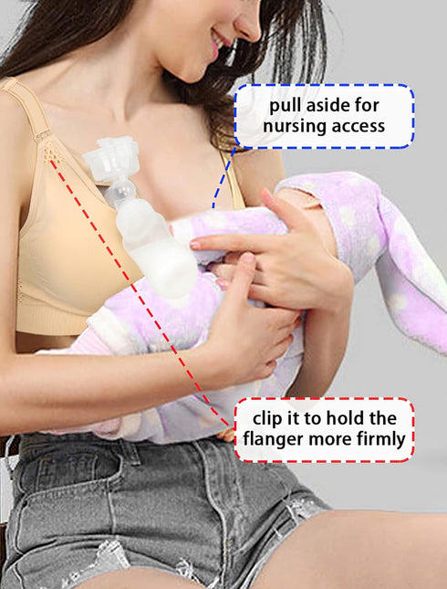 4HOW Hands-Free Nursing and Pumping Bra - All-in-One