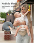 6-in-1 Cozy 7-50lbs, MOMTORY StowNGO Pro Baby Carrier, Safety-Certified Baby Carrier Newborn to Toddler, Detachable