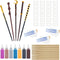 Maikoi Magic Wizard Wand Making Kit DIY Craft Set for Kids Adult