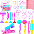 Playdough Tool Sets for Kids,30 Pieces Playdough Accessories with Rolling Pin Mat