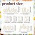 Where The Wild Ones Play Sign Wooden Playroom Wall Decor, Large Wood Wall Art Decoration for Boys Girls Toy Room