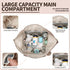 Fwkekye Diaper Bag Tote, Crossbody Large Travel Baby Bag for boys & Girls with Changing Pad & Pacifier Case, Brown