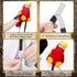 Funtery Halloween Plush Pirate Parrot Toy, Stuffed Accessory for Halloween Pirate Party Costume