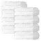 8 Pack Large Burp Cloths for Baby, 20" by 10", Ultra Absorbent Burping Cloths, Newborn Towel, Unisex, White