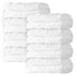 8 Pack Large Burp Cloths for Baby, 20" by 10", Ultra Absorbent Burping Cloths, Newborn Towel, Unisex, White