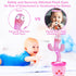 18 1 River Mill Rechargeable Dancing Talking Cactus Toy, Singing Cactus Baby Toy that Talks Back, Educational Baby Toys