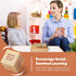 Conversation Cubes with Tic Tac Toe Game - Wooden Block for Family Game Night and Therapy Icebreaker