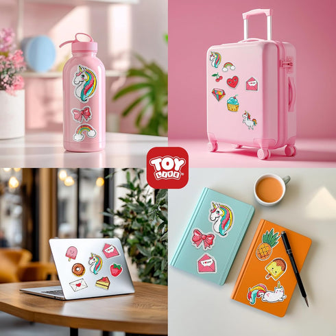 TOY Life Diamond Painting Kits for Kids, 26pcs Unicorn Diamond Art Stickers, Gem Art Craft Kits for Ages 3-12