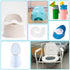FNANJWQ 100 Pack Potty Chair Liners with Elastic, Baby Poo + Pee Potty Liners Portable Drawstring Cleaning Disposable