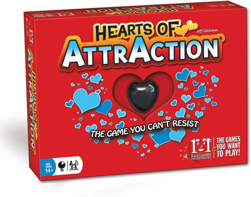 R&R Games Hearts of Attraction, Perfect Board Game for Game Nights, Suitable for Ages 14+, Board Games for Adults and Kids