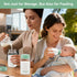Momcozy 10oz, 4 Pack Natural Baby Bottles, BPA Free Breastmilk Storage Bottle for Breast Milk Cooler & Fridge