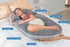 INSEN Pregnancy Pillows, Detachable Body Pillow for Sleeping, Nurse & Relax, Multi-Use Pregnancy Pillows for Pregnant