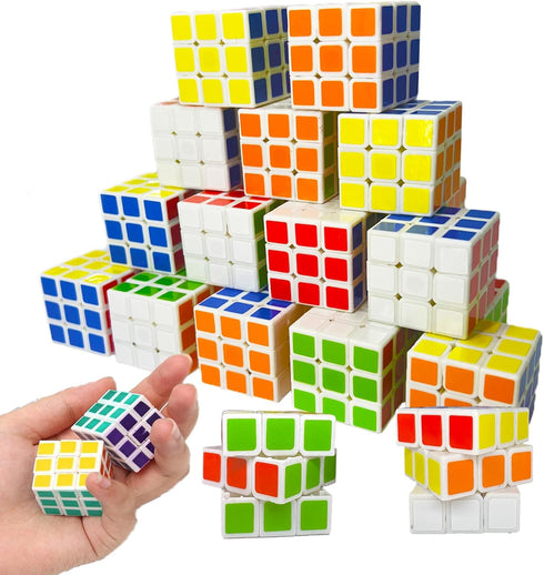 Hairy hand 48 Pack Mini Cube Puzzle Party Favors for Kids, 1.18in 3x3 Magic