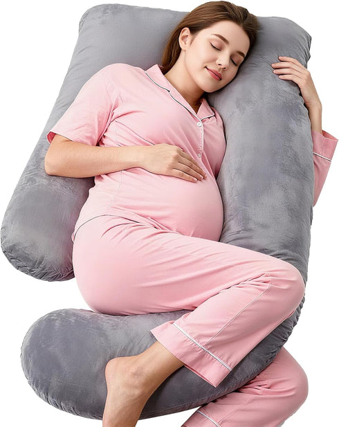 Pregnancy Pillow, G-Shape Full Body Pillow, Maternity Pillow for Side Sleeper, Pregnancy