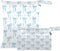 JUZIHAI Blue Ribbon Bow Wet Dry Bags 2 Pack, Waterproof Baby Cloth Diaper
