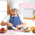 Set, Set Toddler Knife Kids Knife for Real Cooking with Vegetable Fruit Cutter Shapes Cutting Board Kid Safe Knives