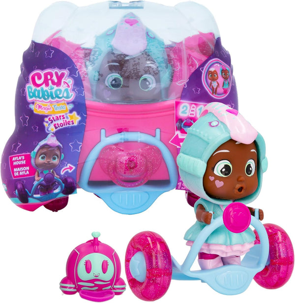 Cry Babies Magic Tears Ayla's House Doll | 11+ Surprise Accessories | Kids Age 3+