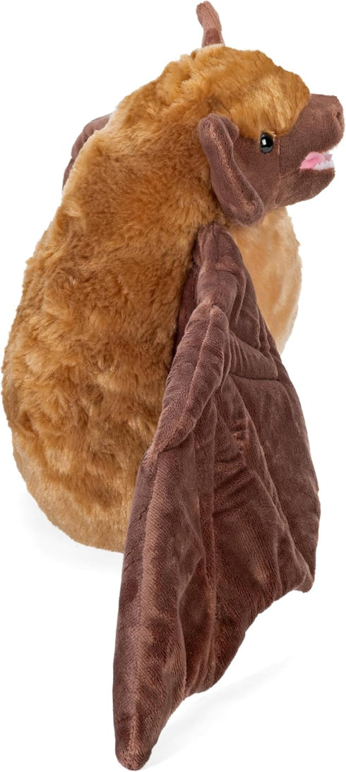 12 Inches,Multi Wild Republic Brown Bat Plush, Stuffed Animal, Plush Toy, Gifts for Kids, Cuddlekins