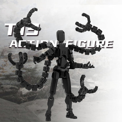 PkghoKids T13 7.2inch 3D T13 13 13 Assembly Completed Action Figure Printed Multi-Jointed Movable Nova Robot Action