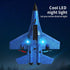 Generic 14+Ages Lights/3 Batteries,360 RC Airplane, Glider Aircraft,for Teens and Adults,Durable Lightweight Foam RC