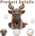 Hideekoog 1-3 -8.5 Inch Deer Stuffed Animal Toy, Soft Huggable Deer Plush Toys for Kids, Cute Moose Animal Gift