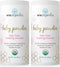 Era Organics Talc-Free Organic Baby Powder - USDA Organic Dusting Powder with