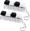 XiawaLangzhuo 2 Psc Keyboard Fidget Toy, Keyboard Fidget Keychain 4-in-1 Keyboard Decompression Button
