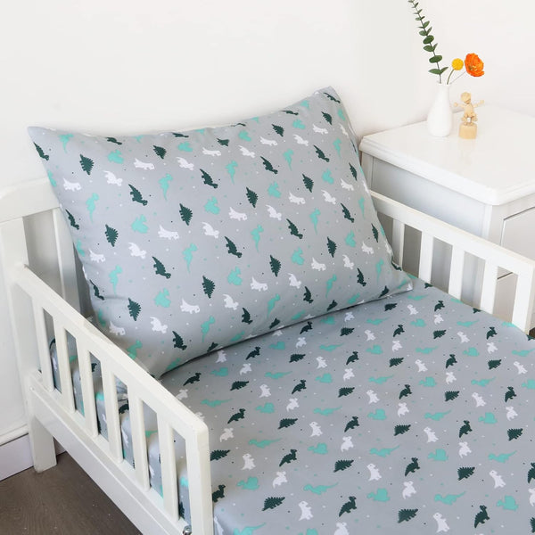 SPRINGSPIRIT 2-Piece Toddler Sheet Set Microfiber, Toddler Bedding Set Includes Crib Sheets