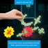 100 Set, PLUS PLUS Travel Case - Piece Glow Mix, Mini Interlocking Building Blocks Stem Toys - Airplane Travel