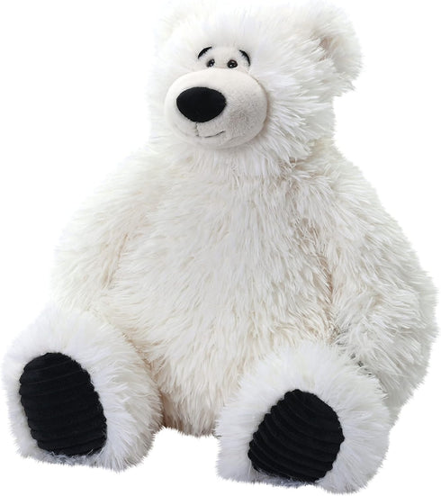 Wild Republic Snuggleluvs Polar Bear - 15 inches Stuffed Animal, Weighted Plush Toy, Gift for Kids