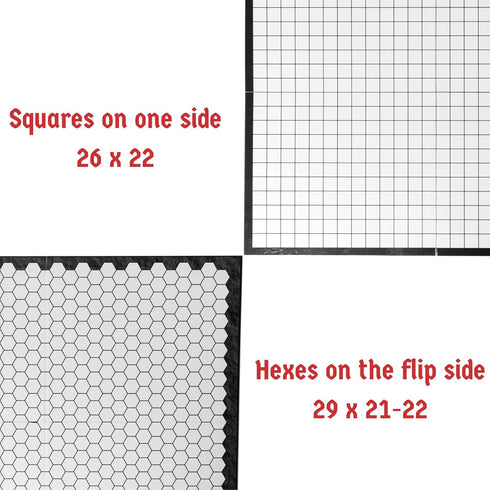 27x23 inches, 1 inch The Authentic Role-Playing Game Board by Hexers, Mat Alternative, Compatible with Dungeons