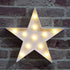 LED Marquee Star Sign Night Light, Battery Operated Star Shaped Desk Lamp for Kids, Nursery Room Decor