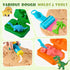 Set 26 Playsets Crelloci Dinosaur Color Dough Tools Dino World PCS Toy Clay Accessaries Dough and Moulds in a Portable