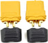 Amass 20 Pair XT60H Bullet Connector Plug, Upgraded XT60 Sheath Female & Male Gold Plated for RC Parts