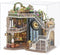 Spilay DIY Miniature Dollhouse Wooden Furniture Kit, Handmade Modern Model with Dust Cover, 1:24 Scale