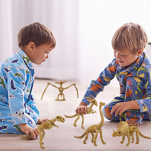 6 Inch Dinosaur Fossil Skeleton for Kids 3-10+, Dino Bones for Science Play, Educational Gift for Kids