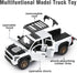 3-12 1/24 3+ SASBSC Toy Trucks for Boys Age Diecast Pickup Truck Toy with Lights, Sounds &Openable Doors Durable Metal