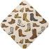 Caikeny Baby Towel Cowboy Boots Baby Hooded Towel Brown Soft Cotton Bath Towels