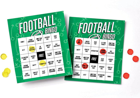 Fun Ready Set Football Bingo Game (1 Set) - Includes Bingo Cards