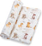 LollyBanks Baby Blanket, 100% Cotton Muslin Swaddle Blankets for Boys and Girls,
