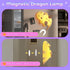 10 AVEKI Cream Dragon Night Light, Cute Baby Dragon Lamp Gifts for Kids, Modes Adjustable Soft Silicone Baby Night