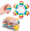 IPIDIPI Toys Egg Shakers Maracas - 6-Pack Colorful Wooden Musical Eggs for Baby, Toddler, and Party Favors